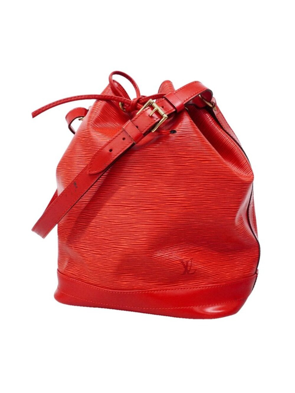 Louis Vuitton Shoulder Bag Epi Noe Castilian Red